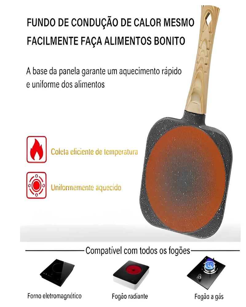 Frigideira Multifuncional 3 em 1 – Antiaderente e Prática