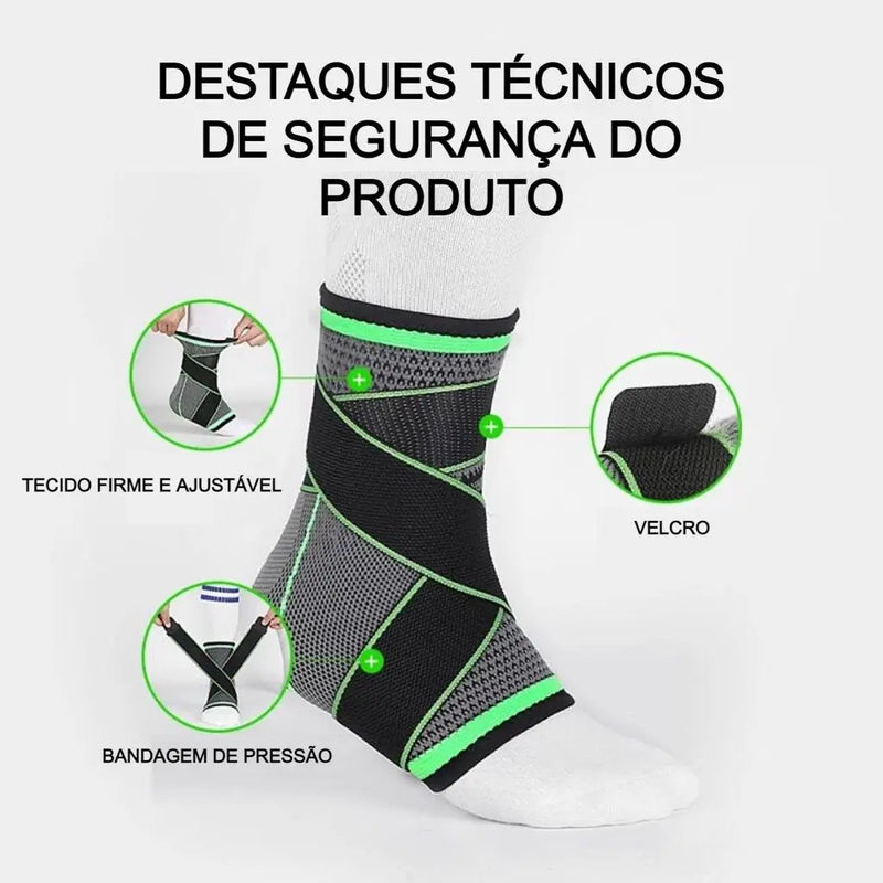 Tornozeleira de Compressão MBFIT – Suporte e Conforto para Seus Movimentos!