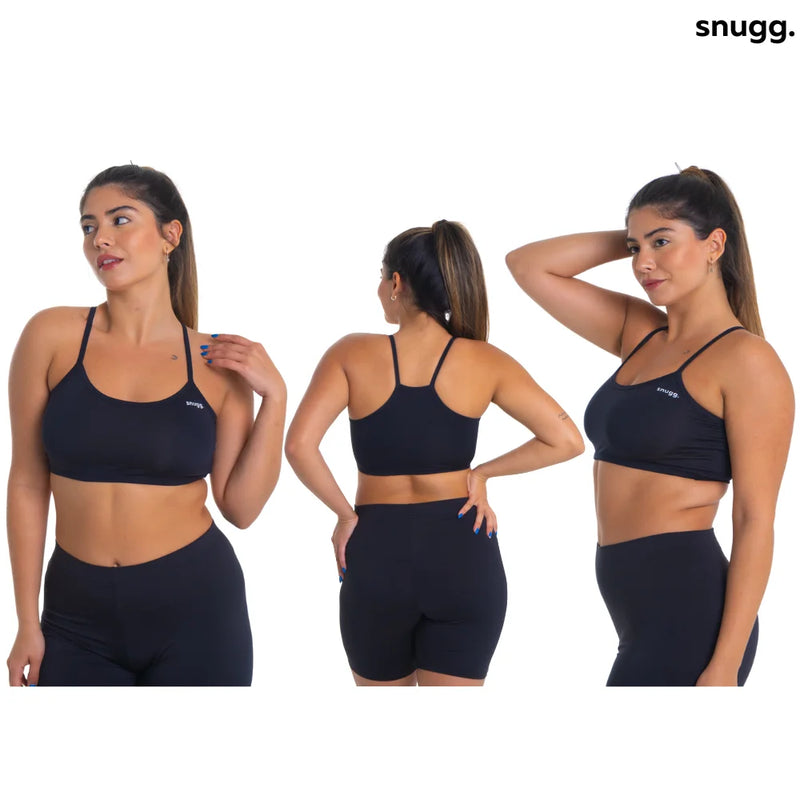 Top Fitness para academia Alça Suplex Sem Bojo Snugg