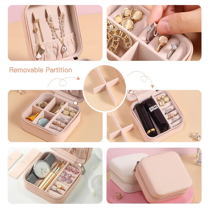Porta-Joias Compacto - Elegância e Praticidade para o Seu Dia a Dia!